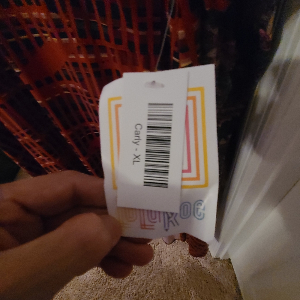 LuLaRoe Red and Black Striped Dress - XL